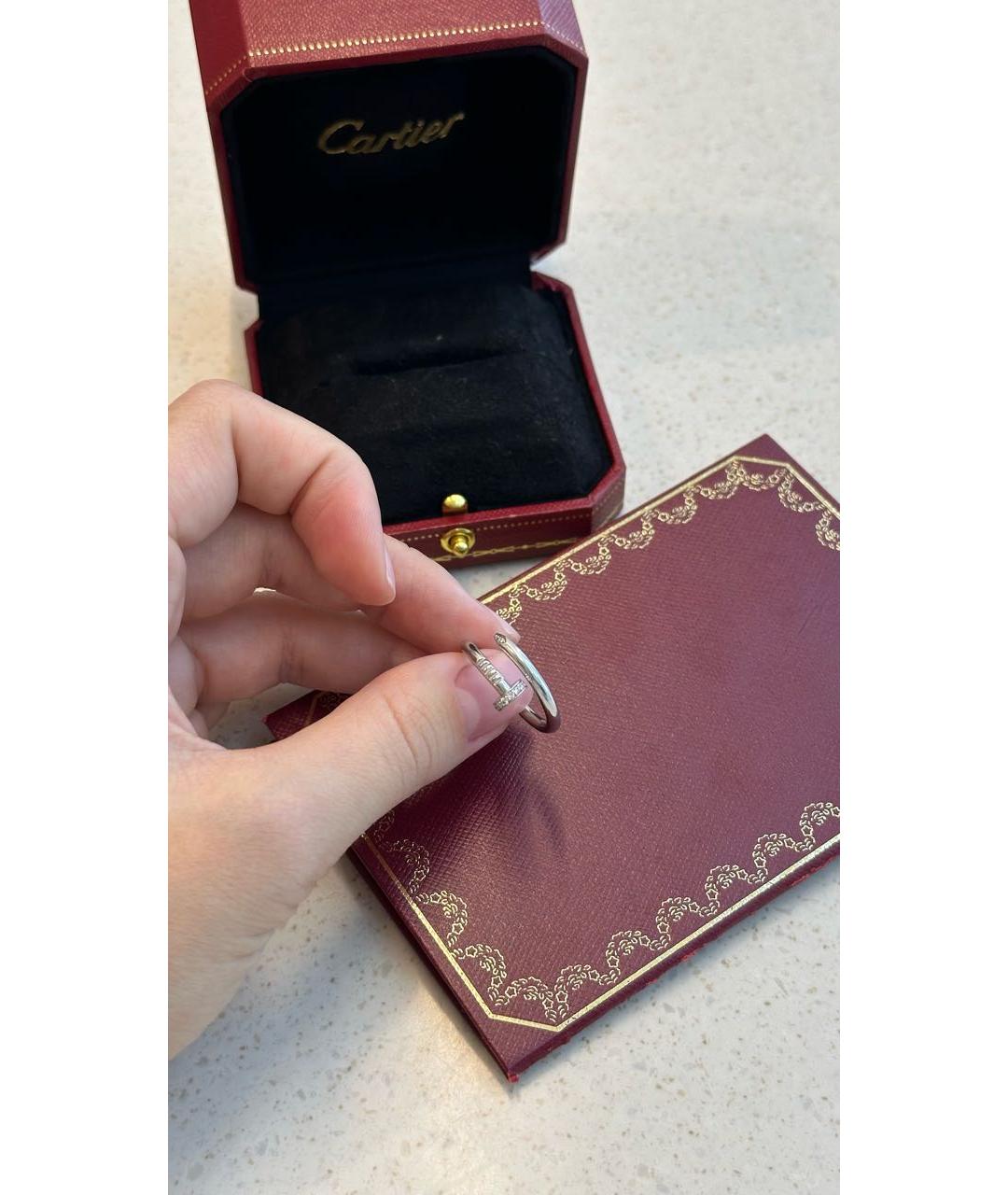 CARTIER Белое кольцо из белого золота, фото 3