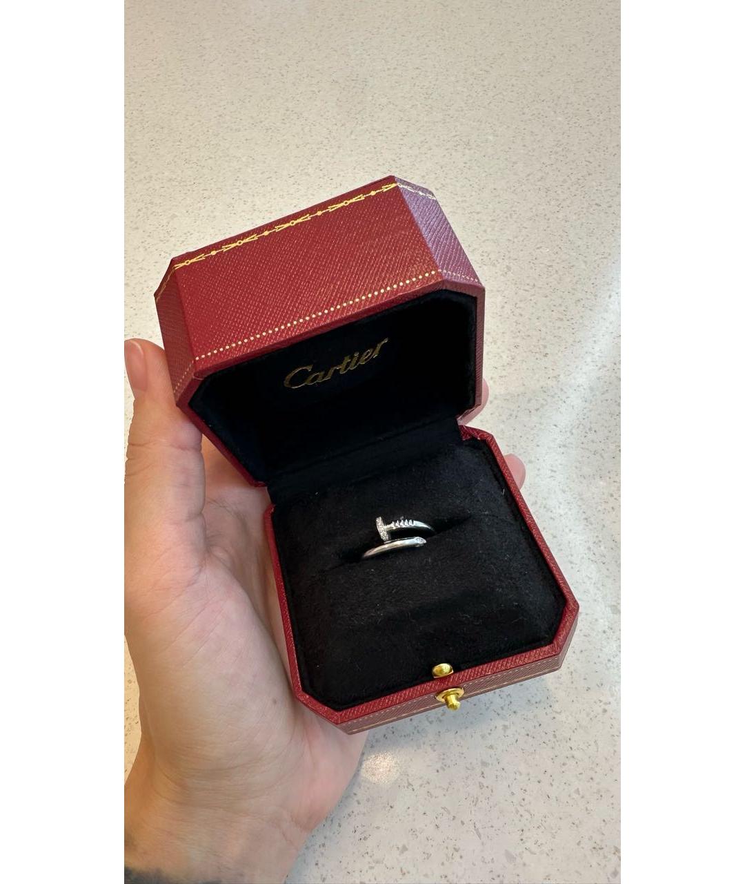 CARTIER Белое кольцо из белого золота, фото 2