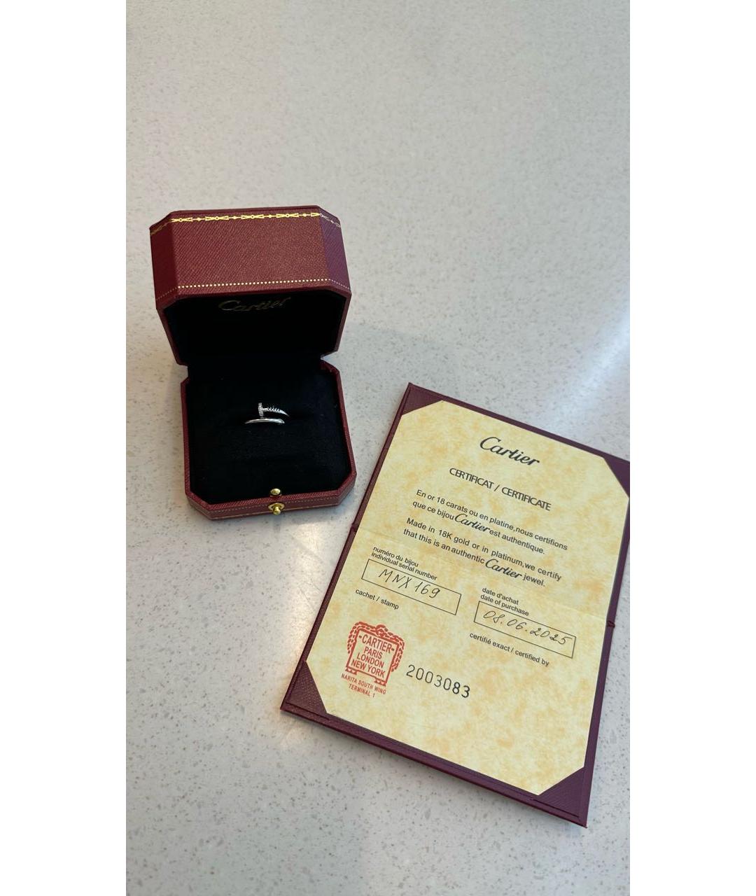CARTIER Белое кольцо из белого золота, фото 5