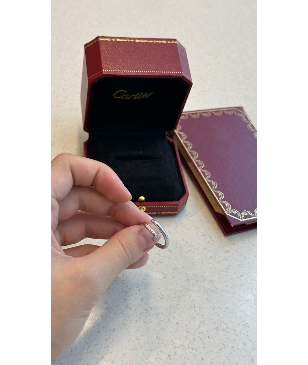 CARTIER Белое кольцо из белого золота, фото 6