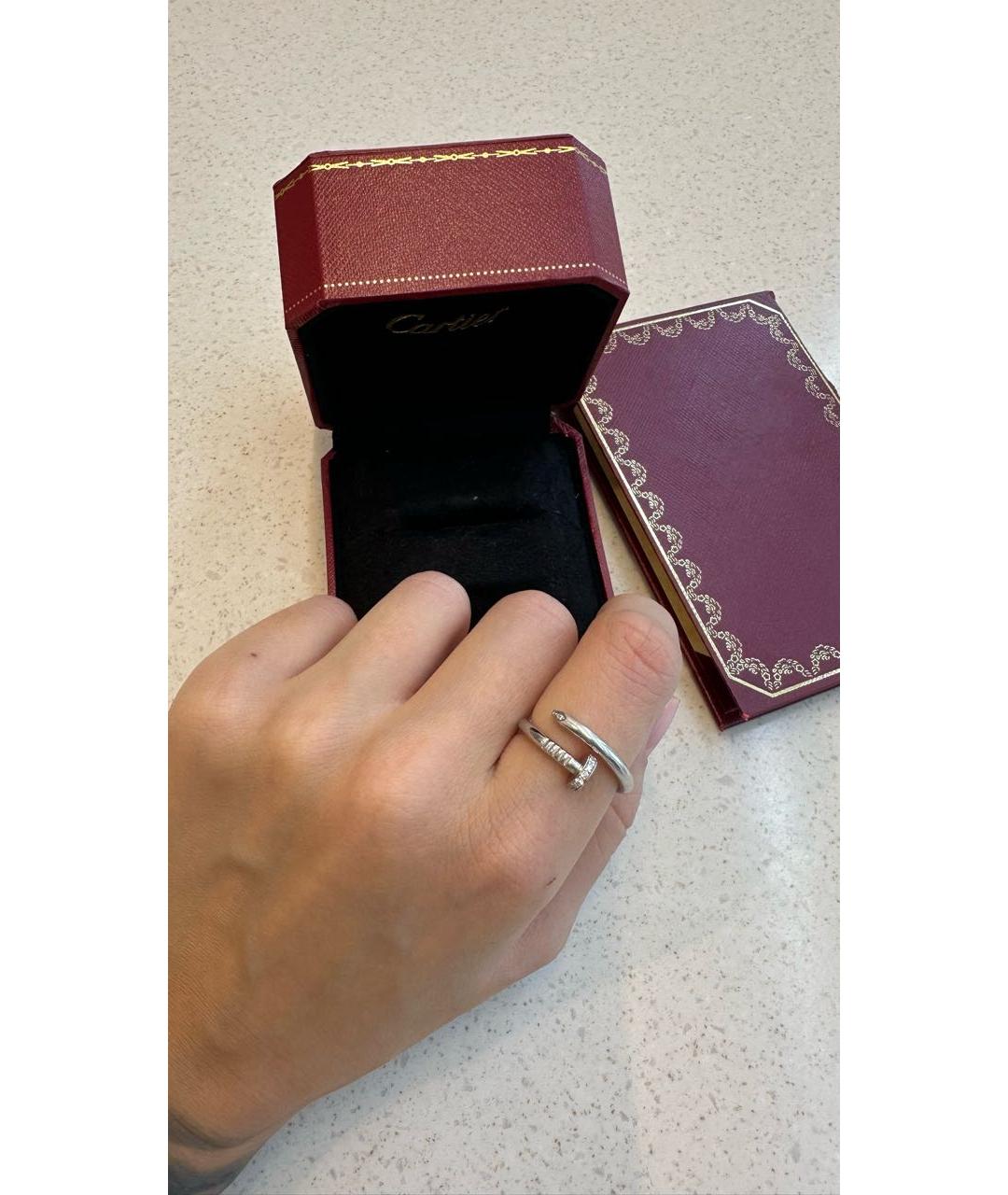 CARTIER Белое кольцо из белого золота, фото 4