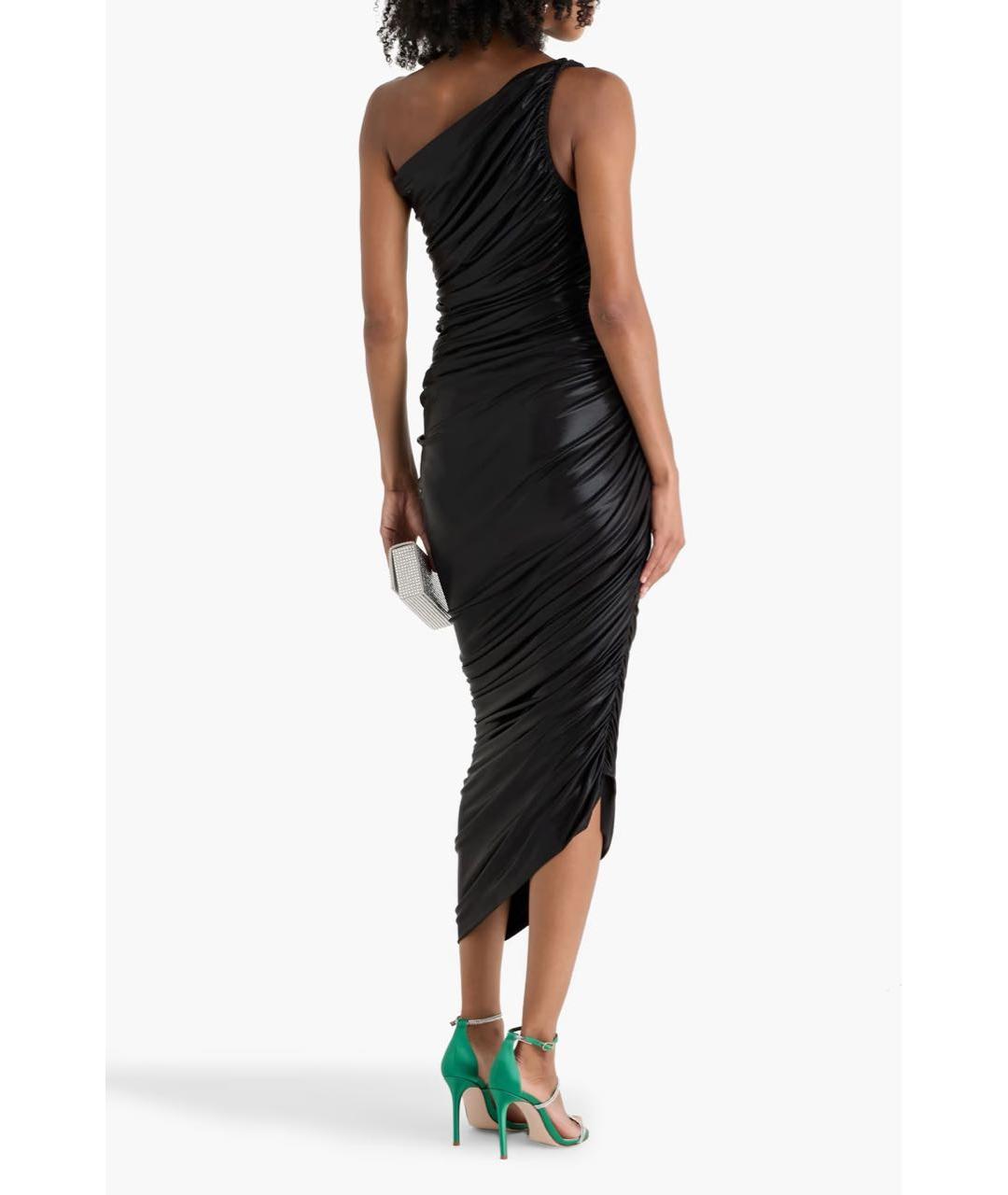 NORMA KAMALI Черное полиэстеровое коктейльное платье, фото 3