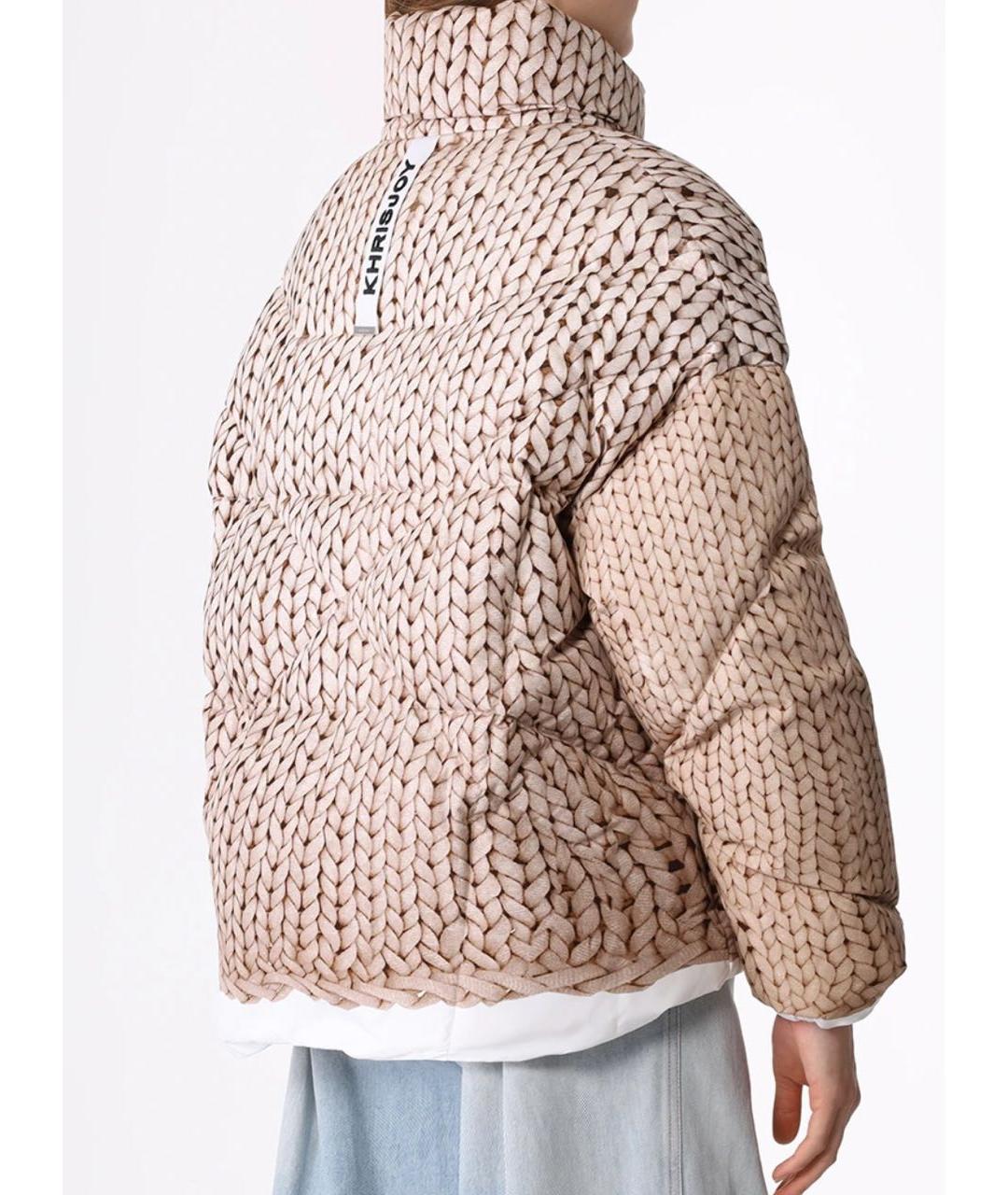 KHRISJOY Бежевый пуховик, фото 3