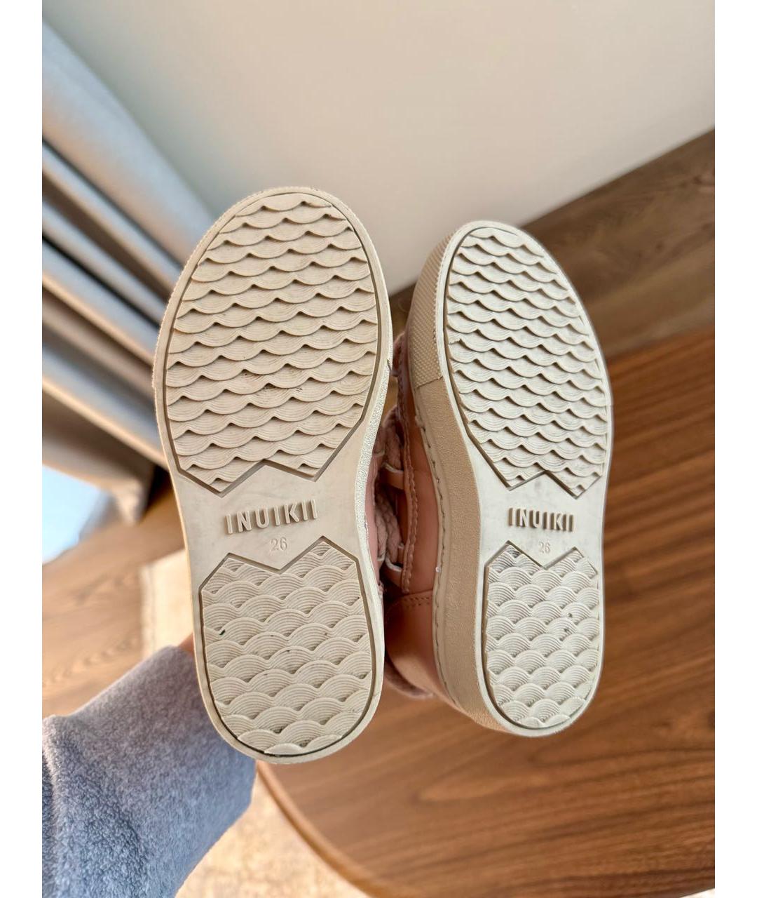 INUIKII Розовые замшевые ботинки, фото 5