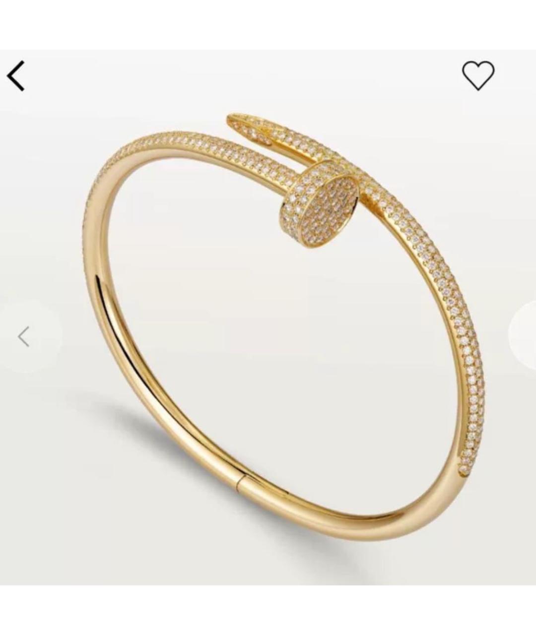 CARTIER Золотой браслет из желтого золота, фото 4