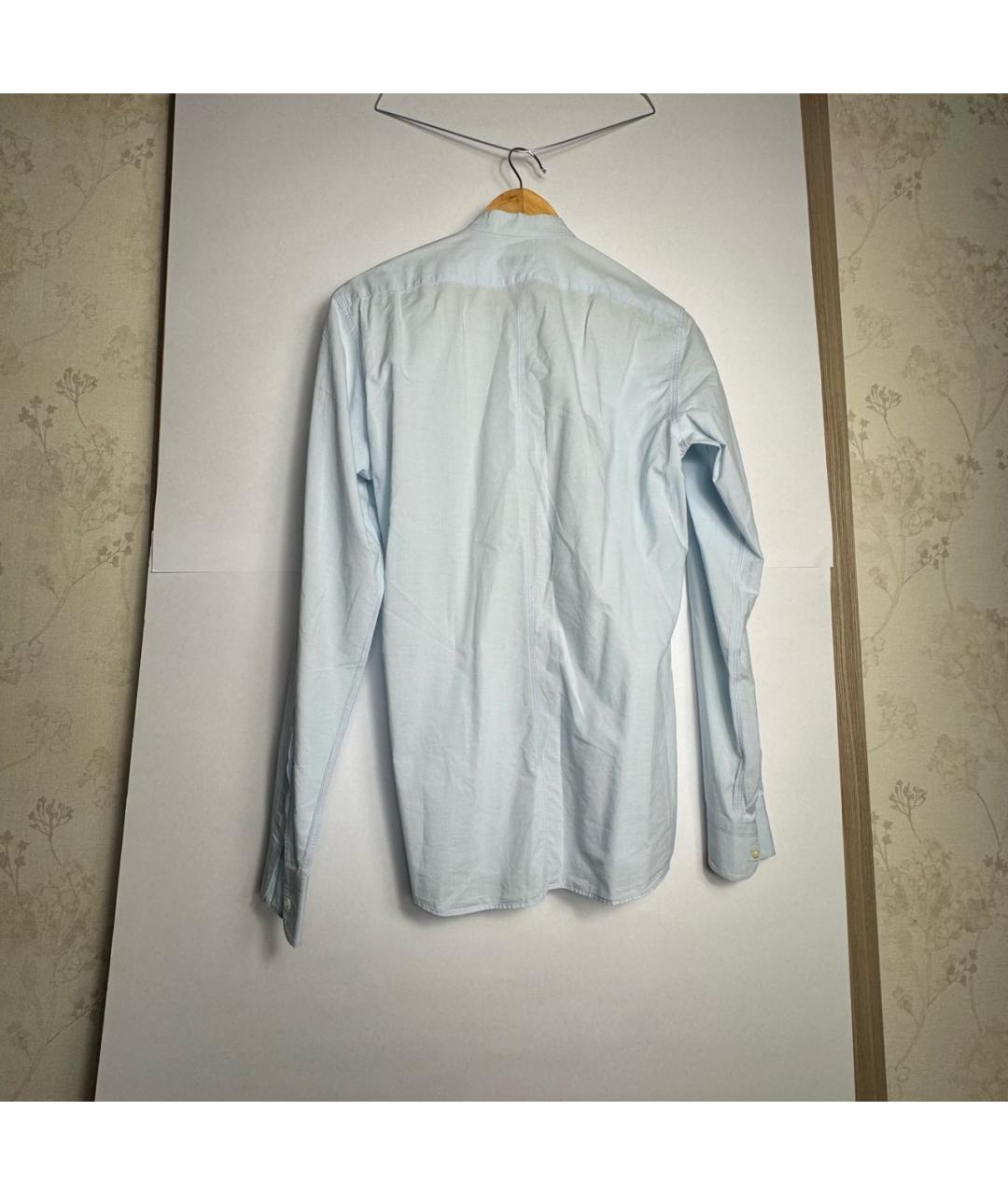 DRIES VAN NOTEN Голубая кэжуал рубашка, фото 2