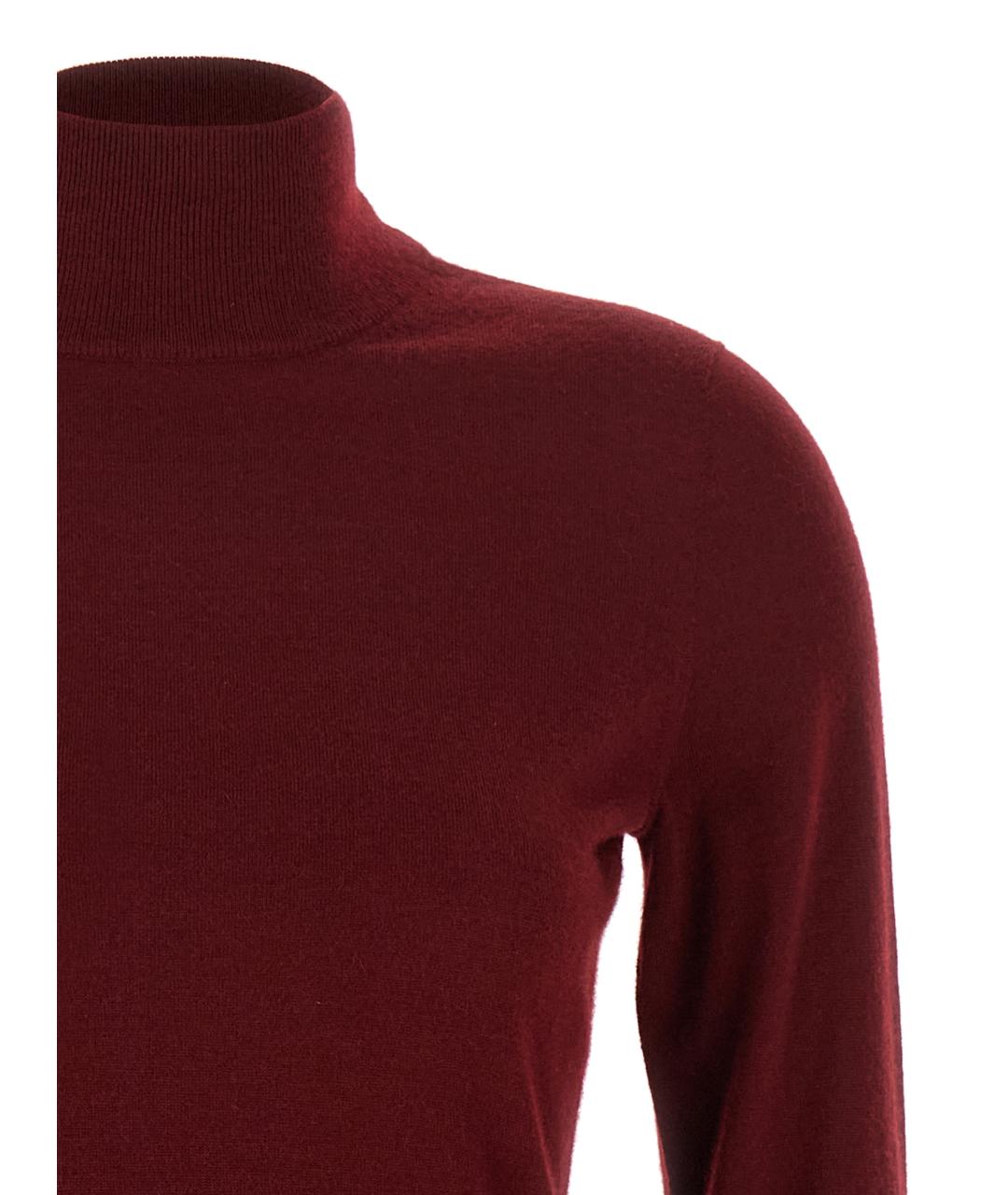 MAX MARA Бордовый кашемировый кардиган, фото 3