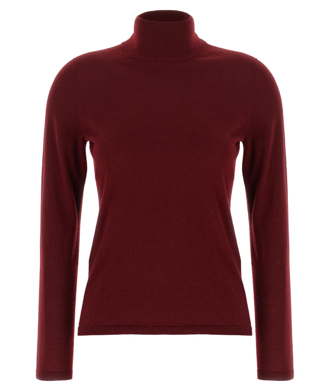 MAX MARA Бордовый кашемировый кардиган, фото 1