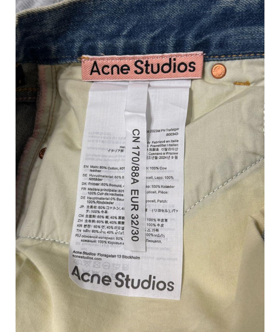 ACNE STUDIOS Прямые джинсы, фото 5