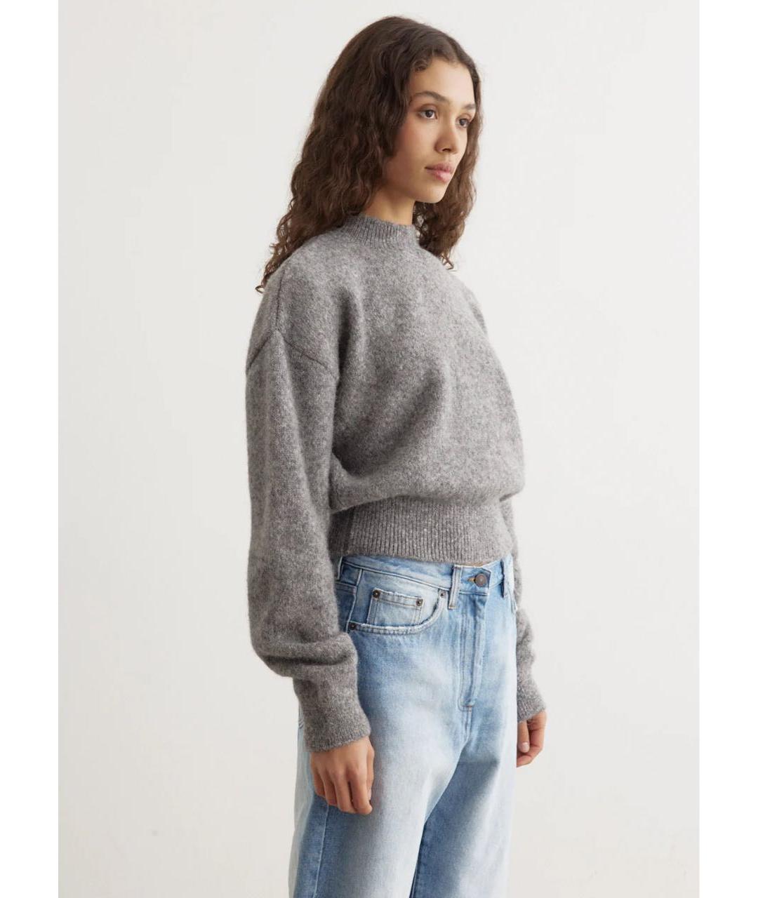 JACQUEMUS Серый шерстяной джемпер / свитер, фото 5