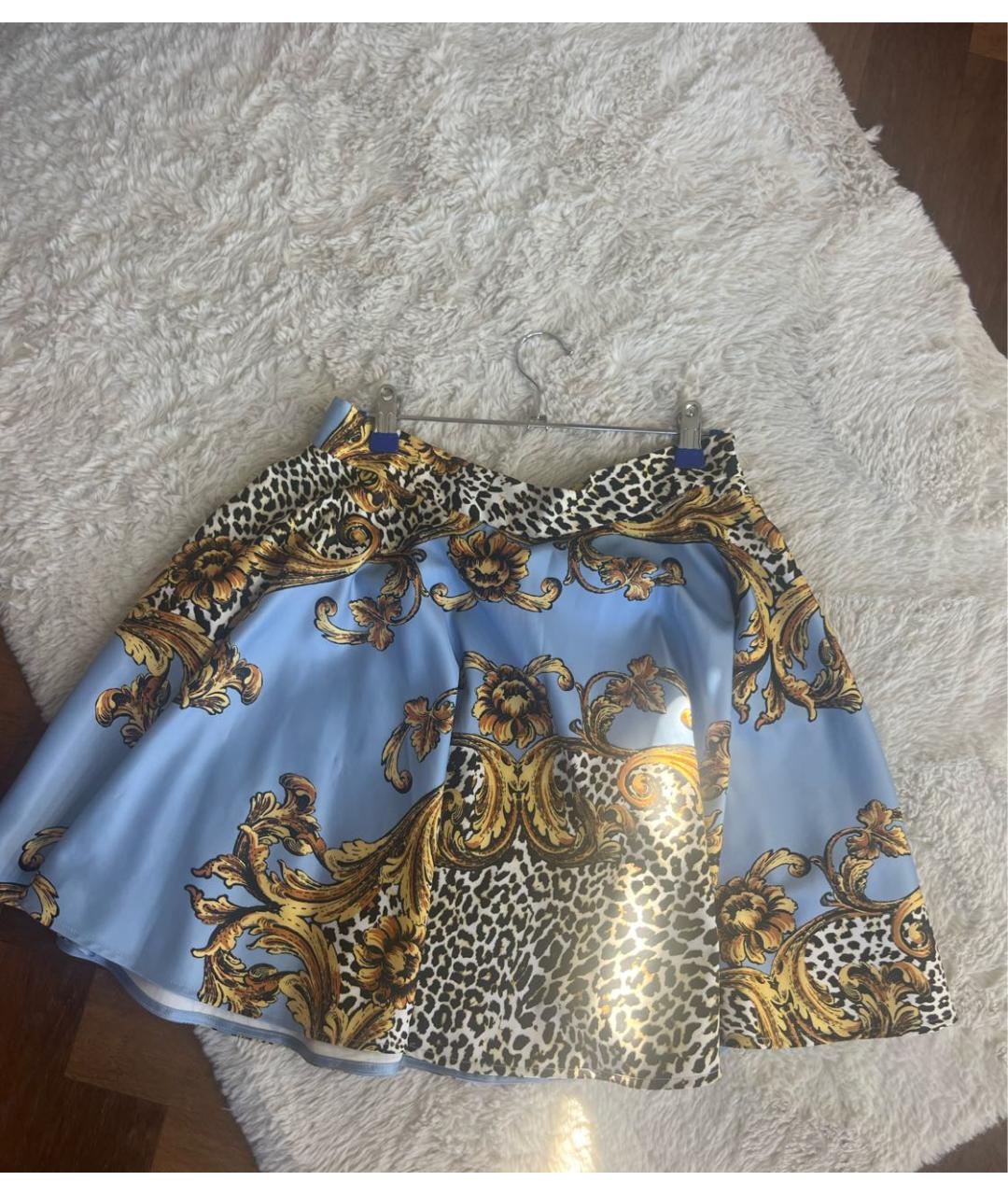 LIU JO Мульти полиэстеровая юбка мини, фото 2