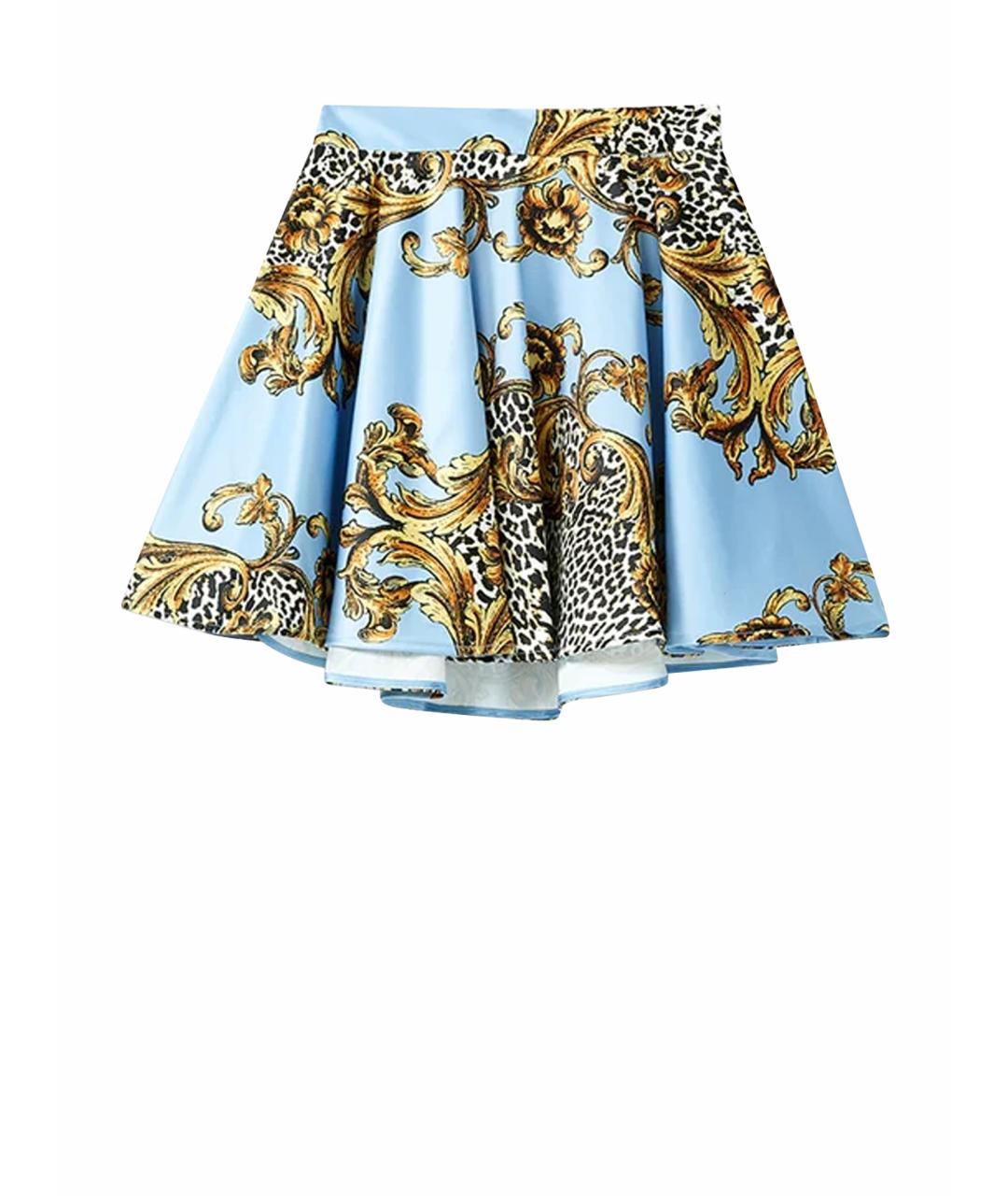 LIU JO Мульти полиэстеровая юбка мини, фото 1