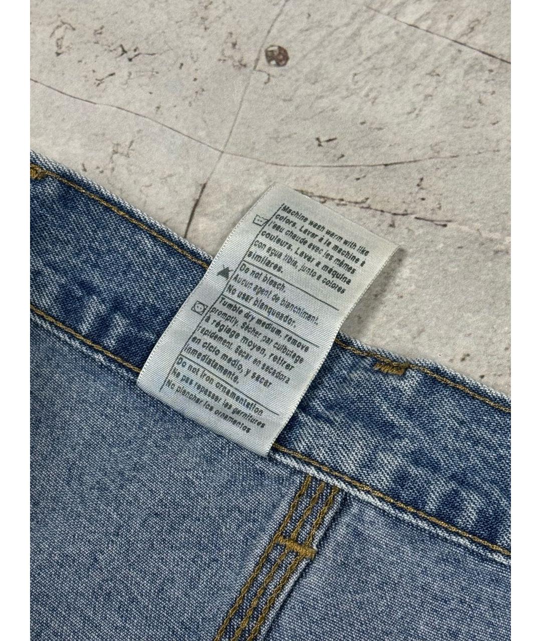 CARHARTT Синие хлопковые прямые джинсы, фото 7