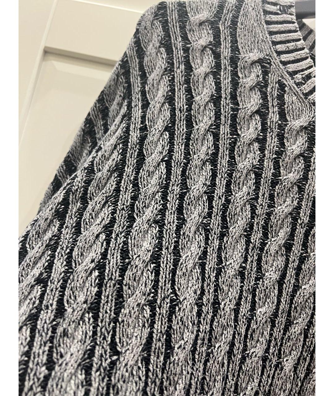 DIESEL Антрацитовый хлопковый джемпер / свитер, фото 4