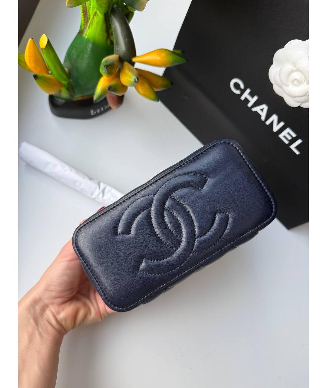 CHANEL Черная кожаная сумка через плечо, фото 3