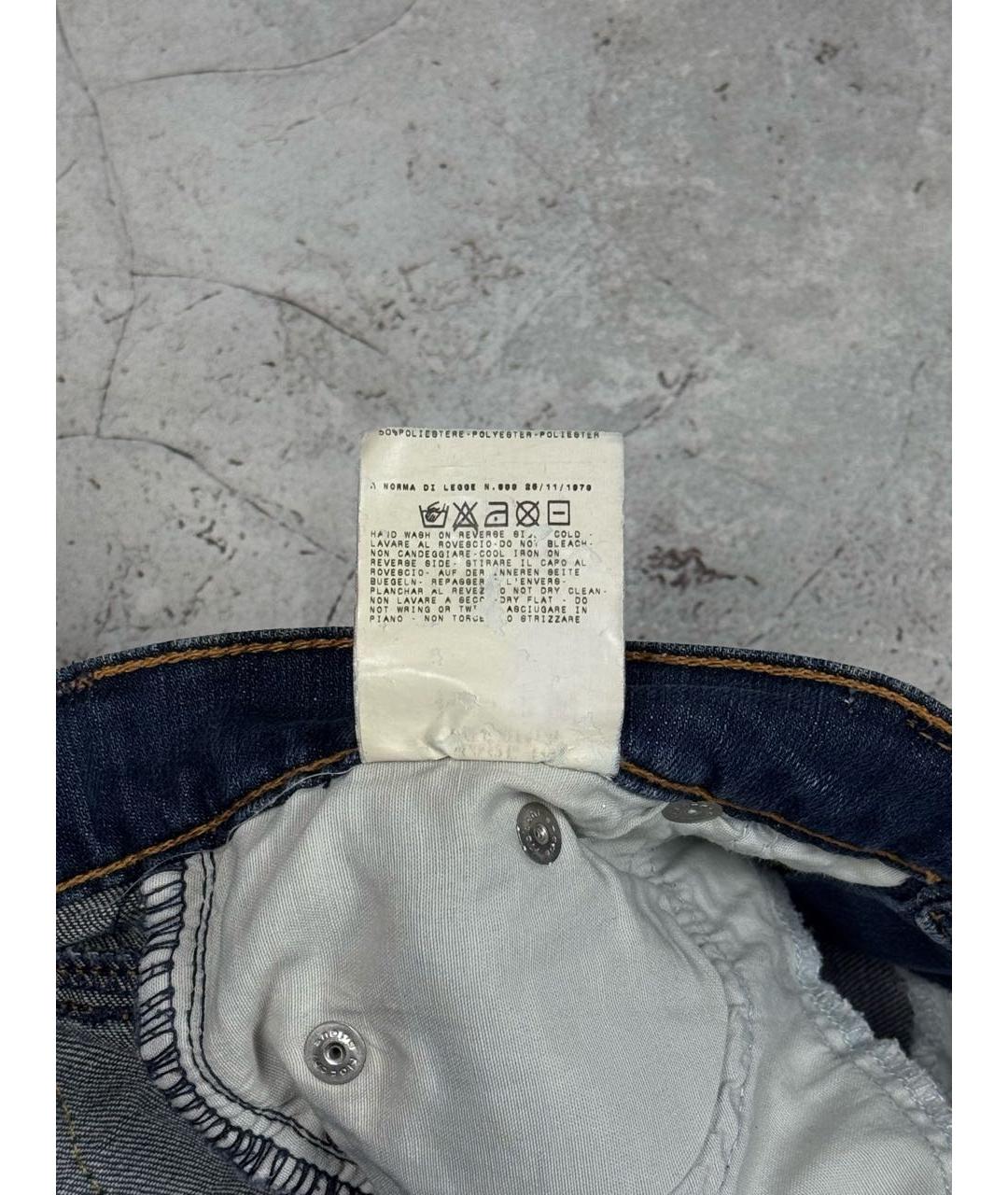 DOLCE&GABBANA Синяя деним юбка мини, фото 7