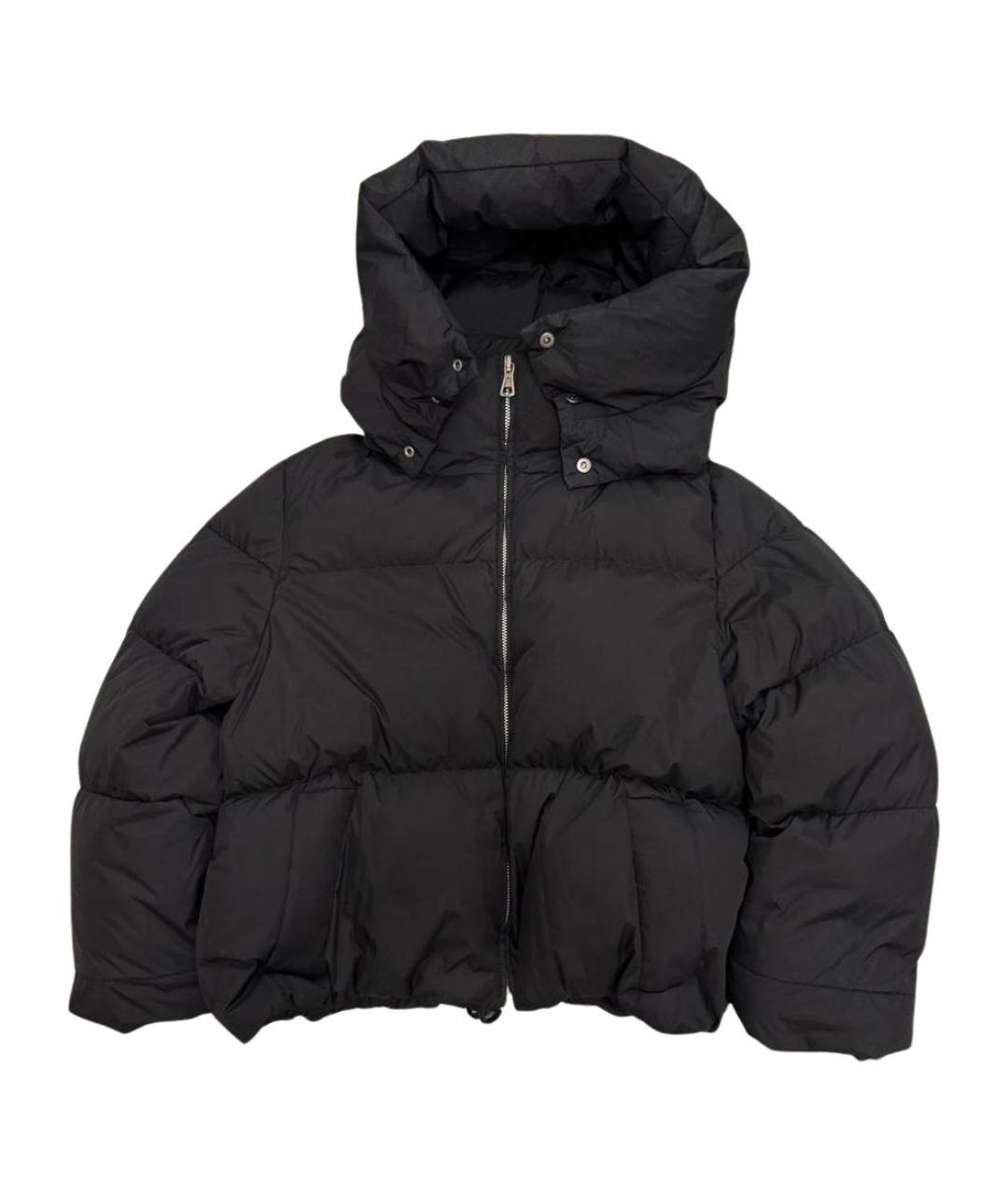 SPORTMAX Черный полиэстеровый пуховик, фото 1