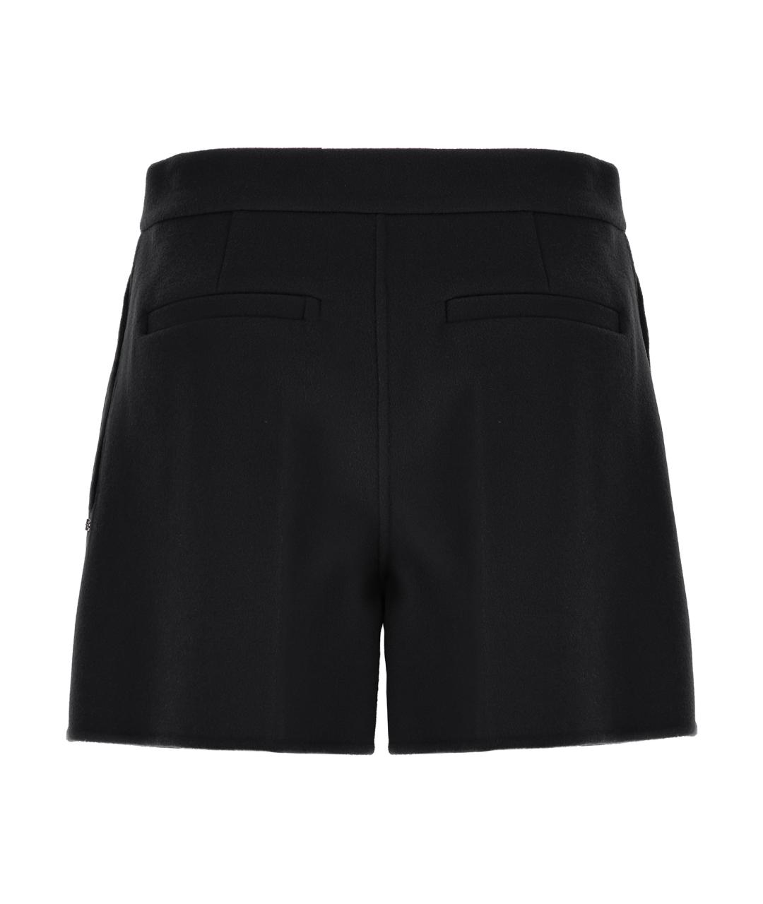 SPORTMAX Черные шерстяные шорты, фото 2