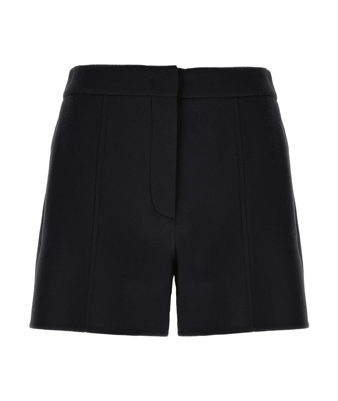 SPORTMAX Черные шерстяные шорты, фото 4