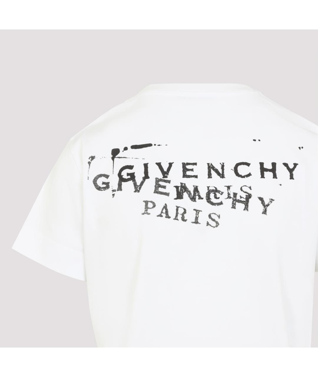GIVENCHY Белая хлопковая футболка, фото 4