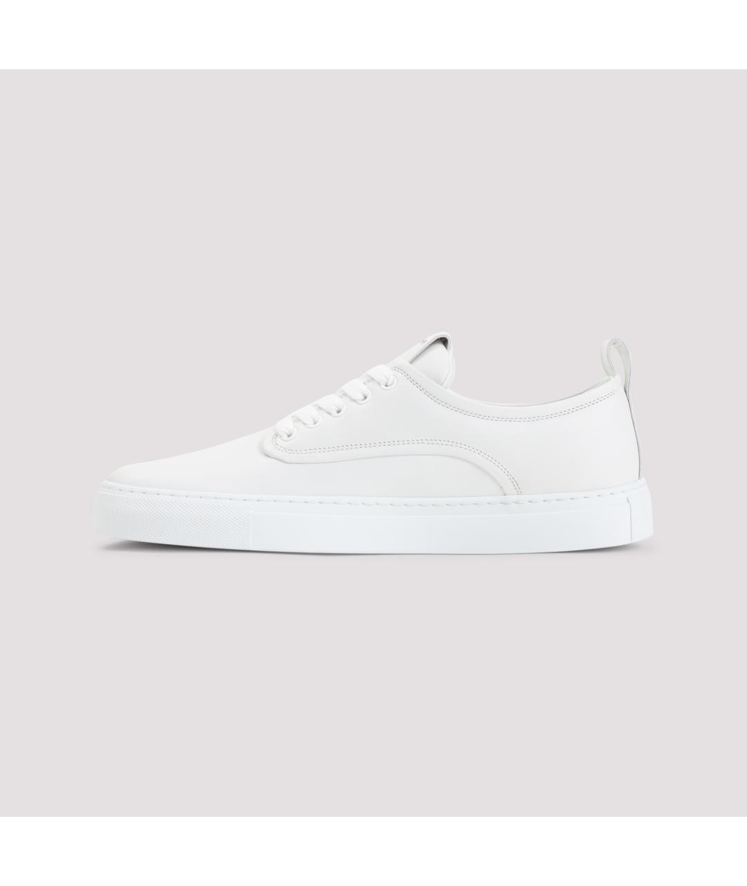 GIVENCHY Белые кожаные низкие кроссовки / кеды, фото 2