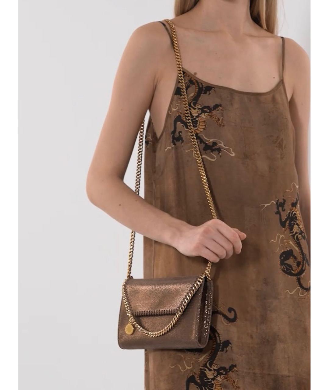 STELLA MCCARTNEY Коричневая сумка через плечо, фото 6