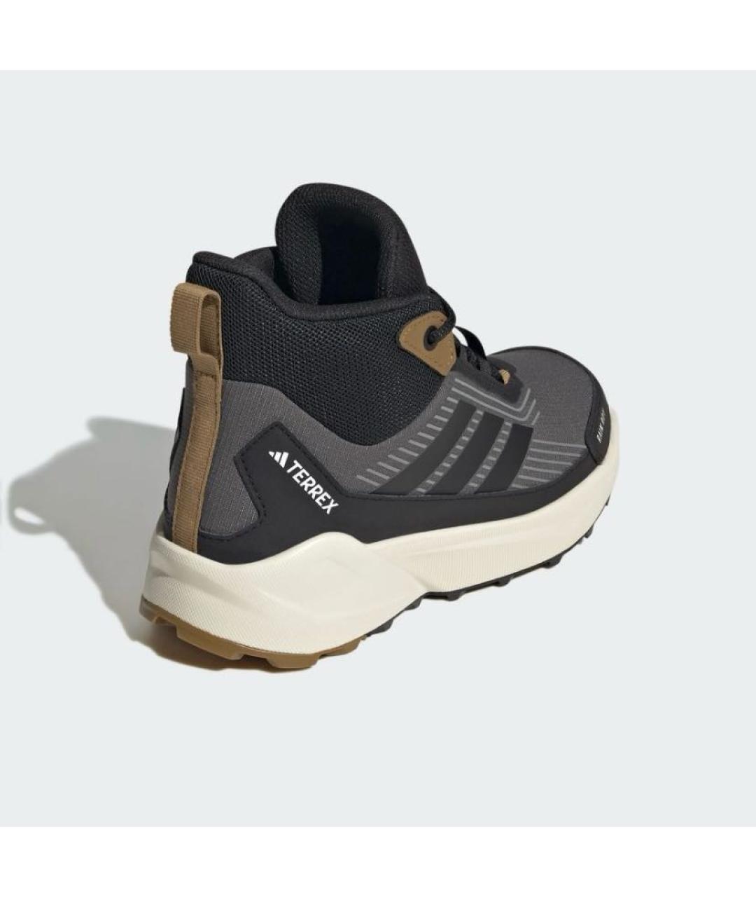 ADIDAS Антрацитовые текстильные кроссовки, фото 6