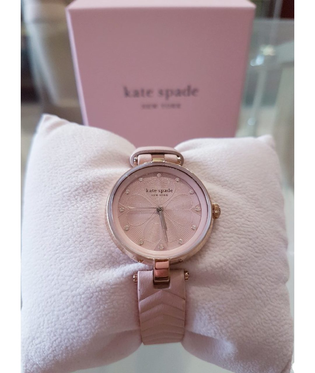 KATE SPADE Розовые часы из золота и стали, фото 3
