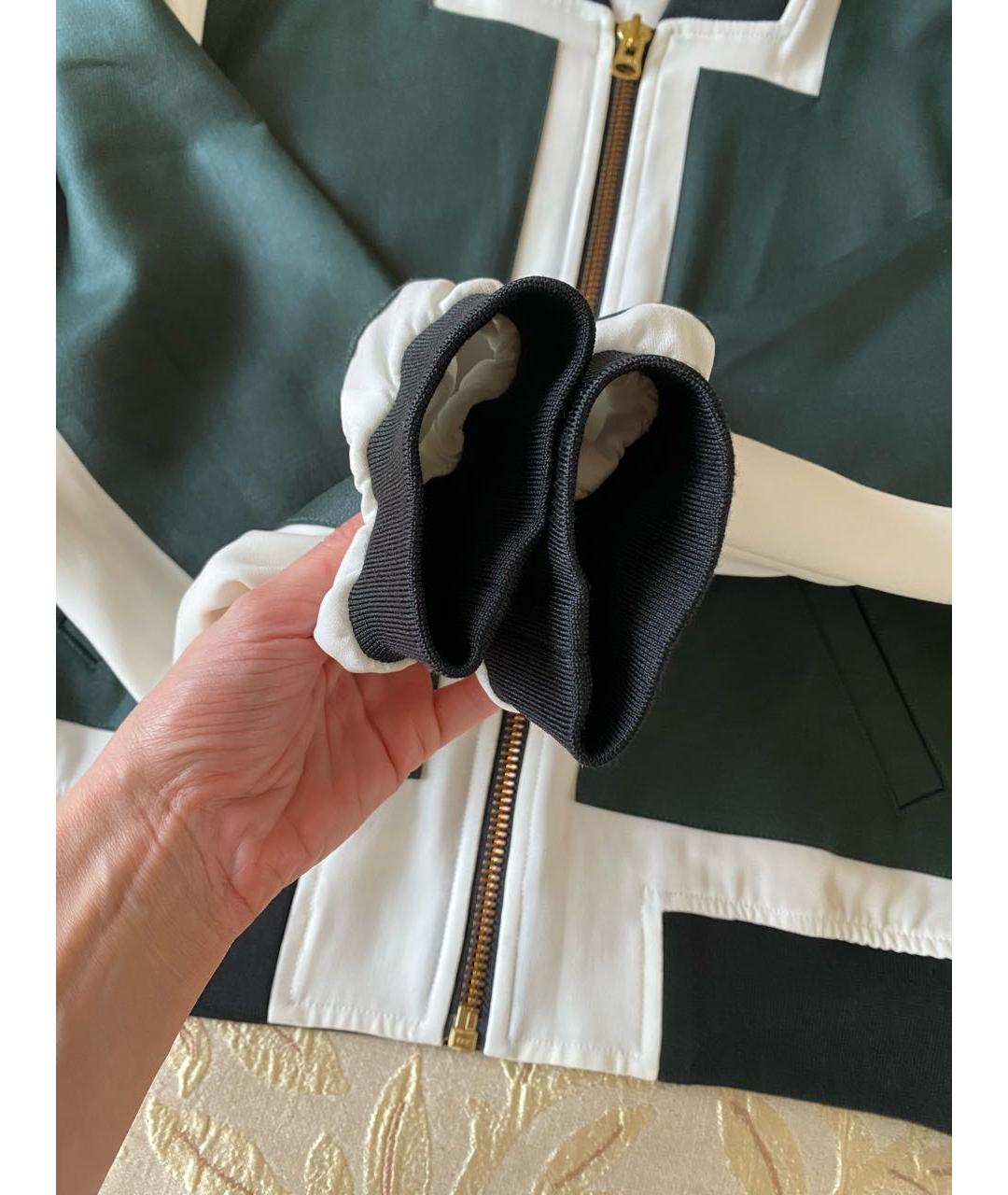 MCQ ALEXANDER MCQUEEN Зеленая полиэстеровая куртка, фото 7