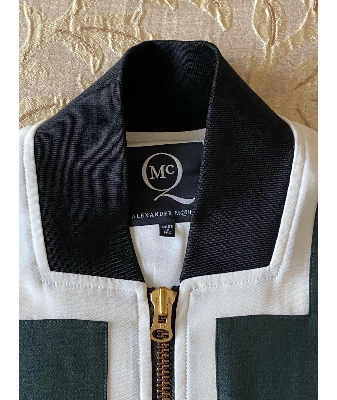 MCQ ALEXANDER MCQUEEN Зеленая полиэстеровая куртка, фото 2