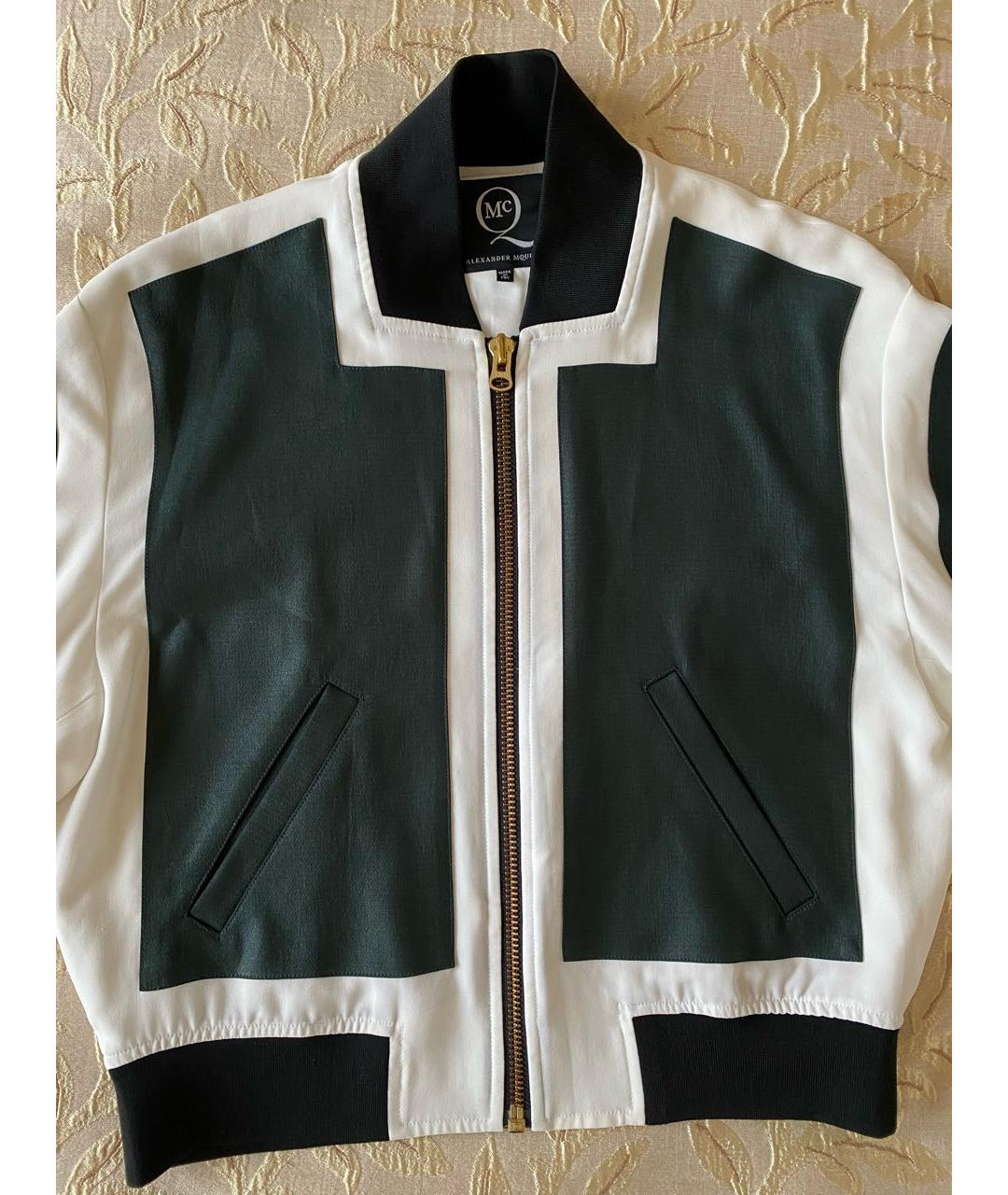 MCQ ALEXANDER MCQUEEN Зеленая полиэстеровая куртка, фото 6