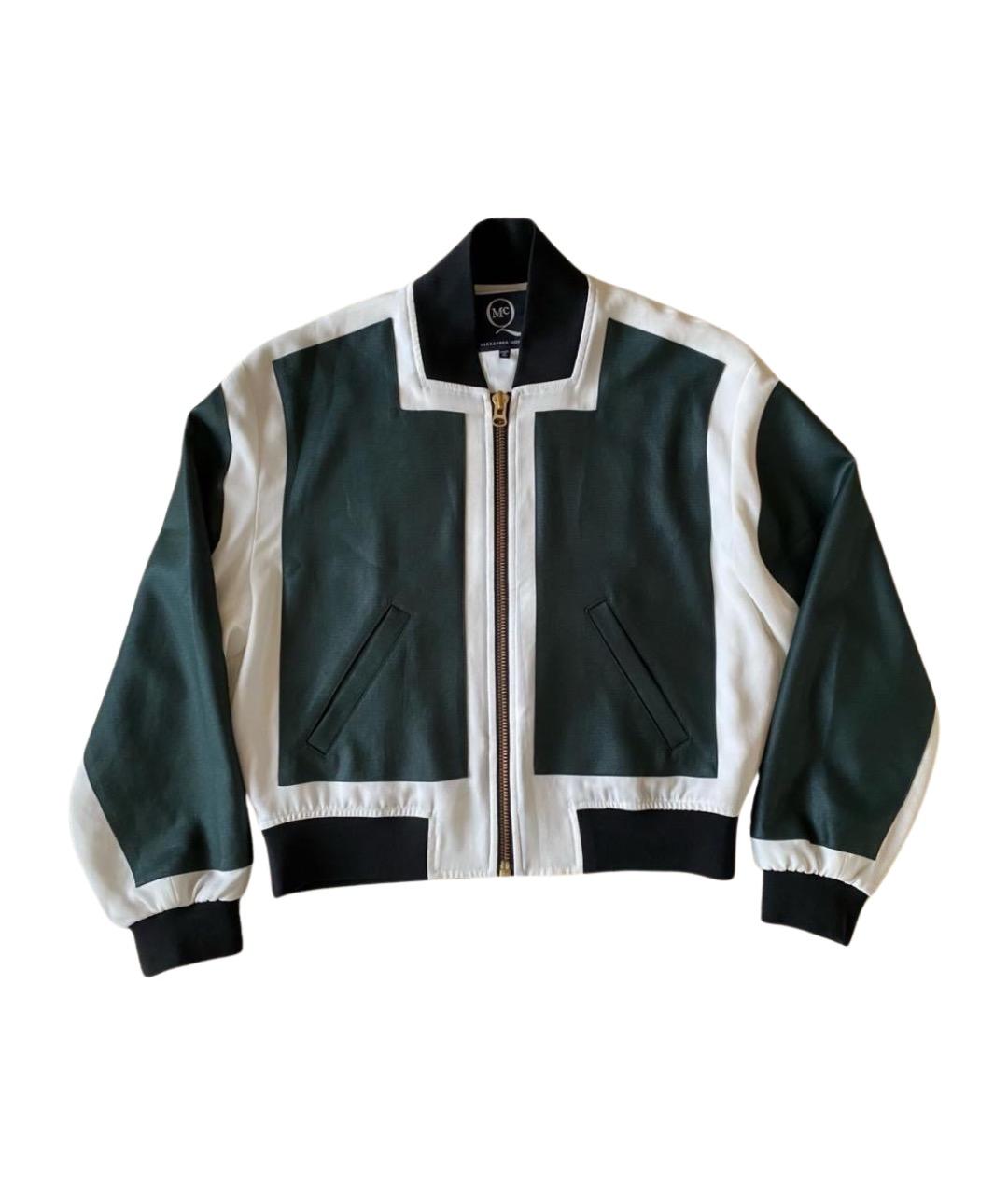 MCQ ALEXANDER MCQUEEN Зеленая полиэстеровая куртка, фото 1