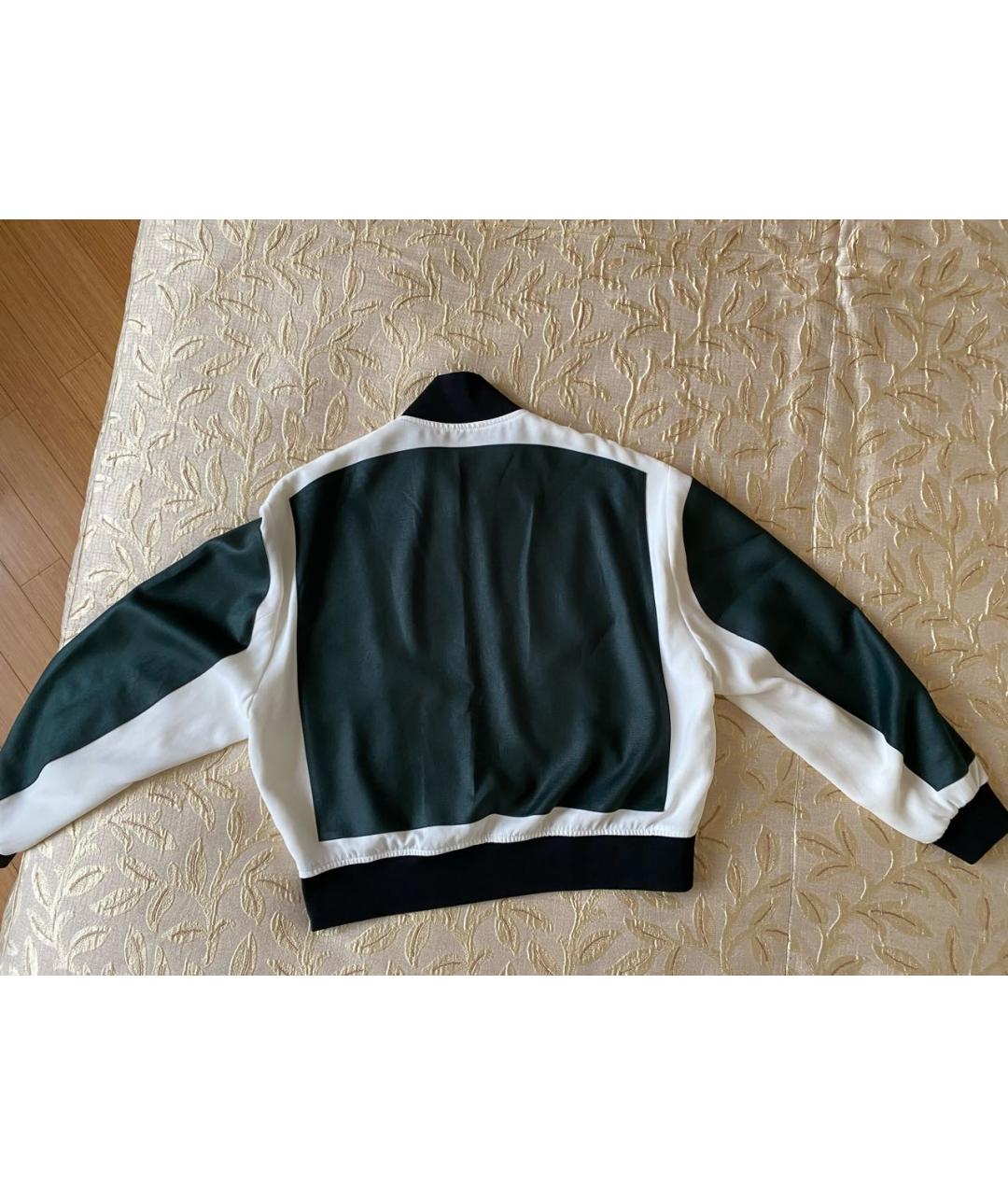 MCQ ALEXANDER MCQUEEN Зеленая полиэстеровая куртка, фото 4