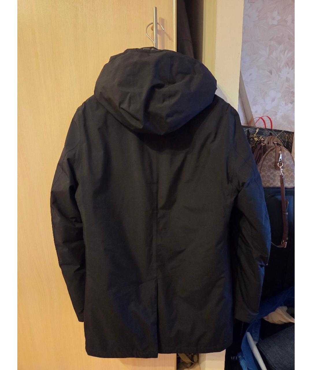 HERNO Черная куртка, фото 2