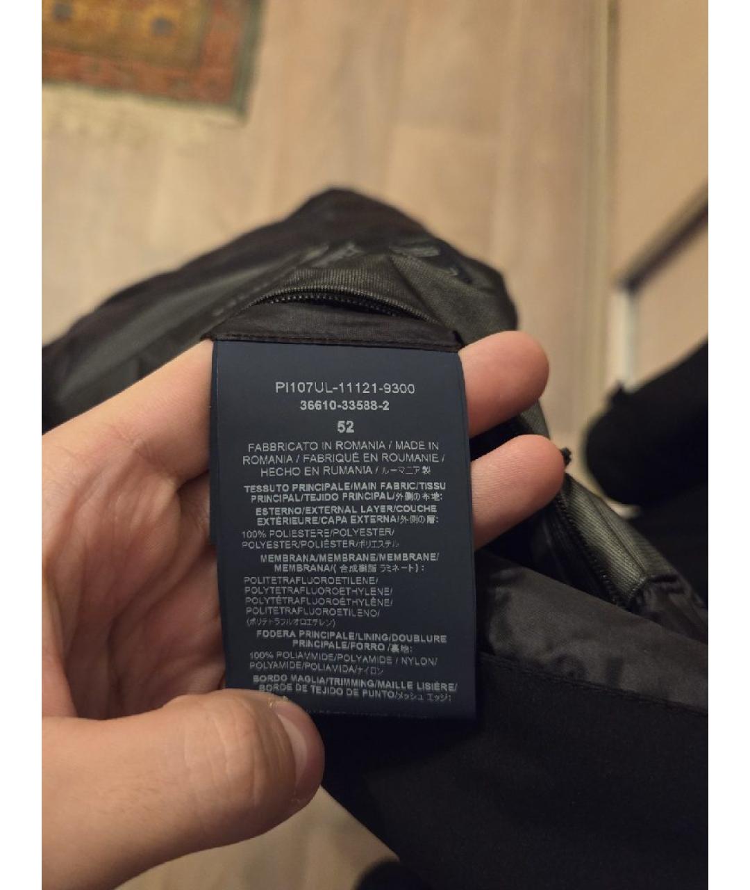 HERNO Черная куртка, фото 5