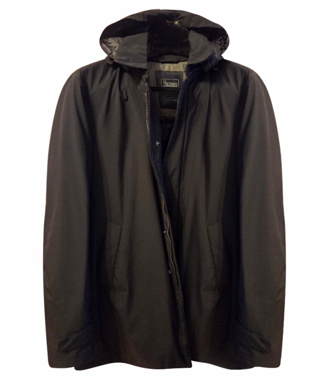HERNO Черная куртка, фото 1