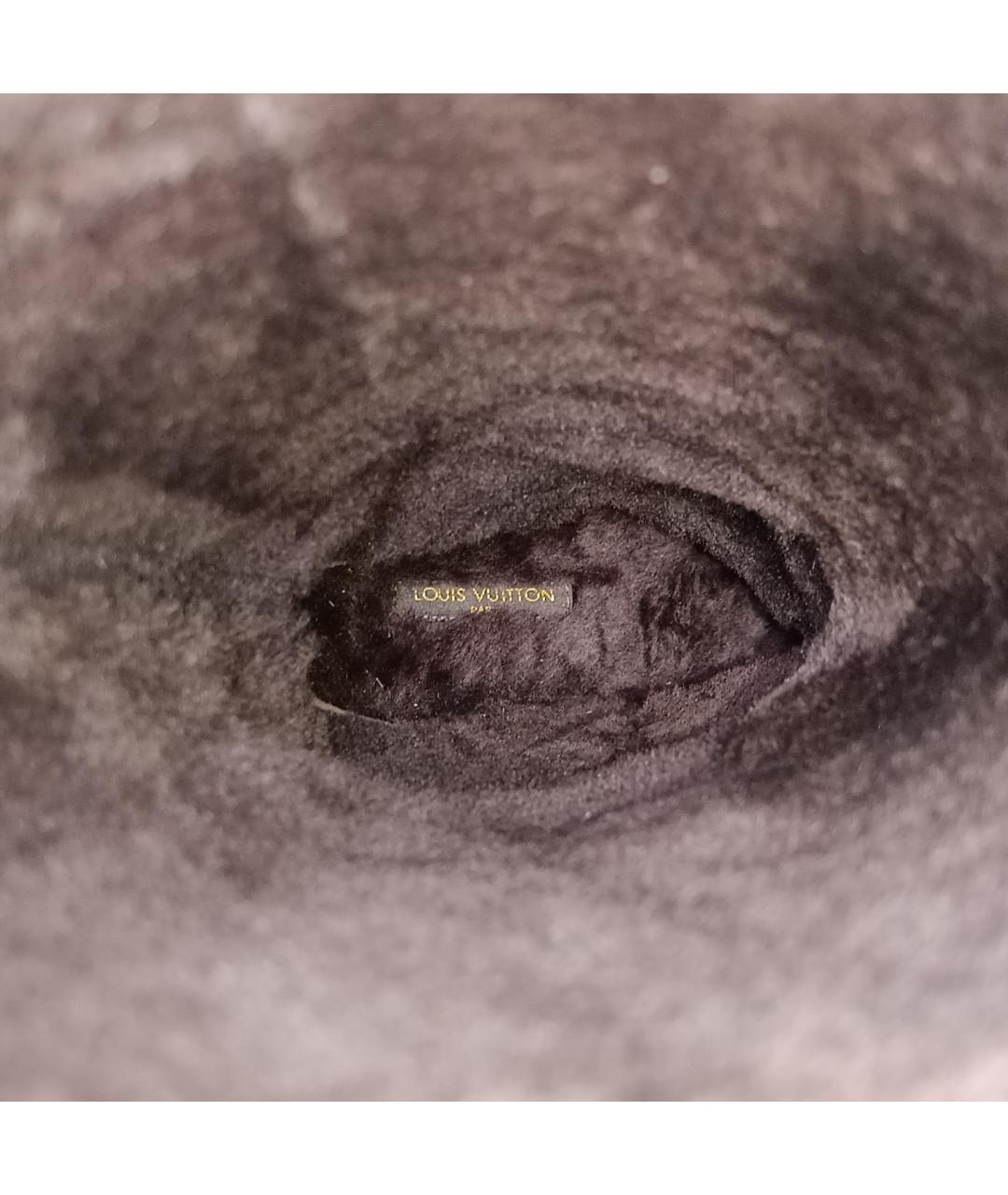 LOUIS VUITTON Коричневые замшевые сапоги, фото 9