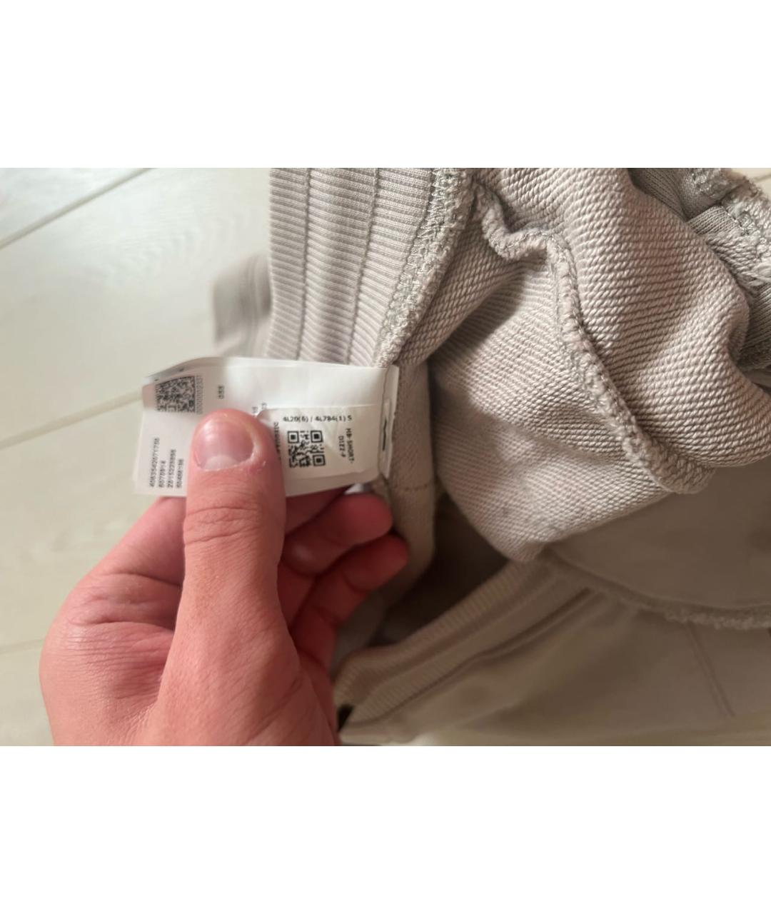 HUGO Бежевые хлопковые шорты, фото 7