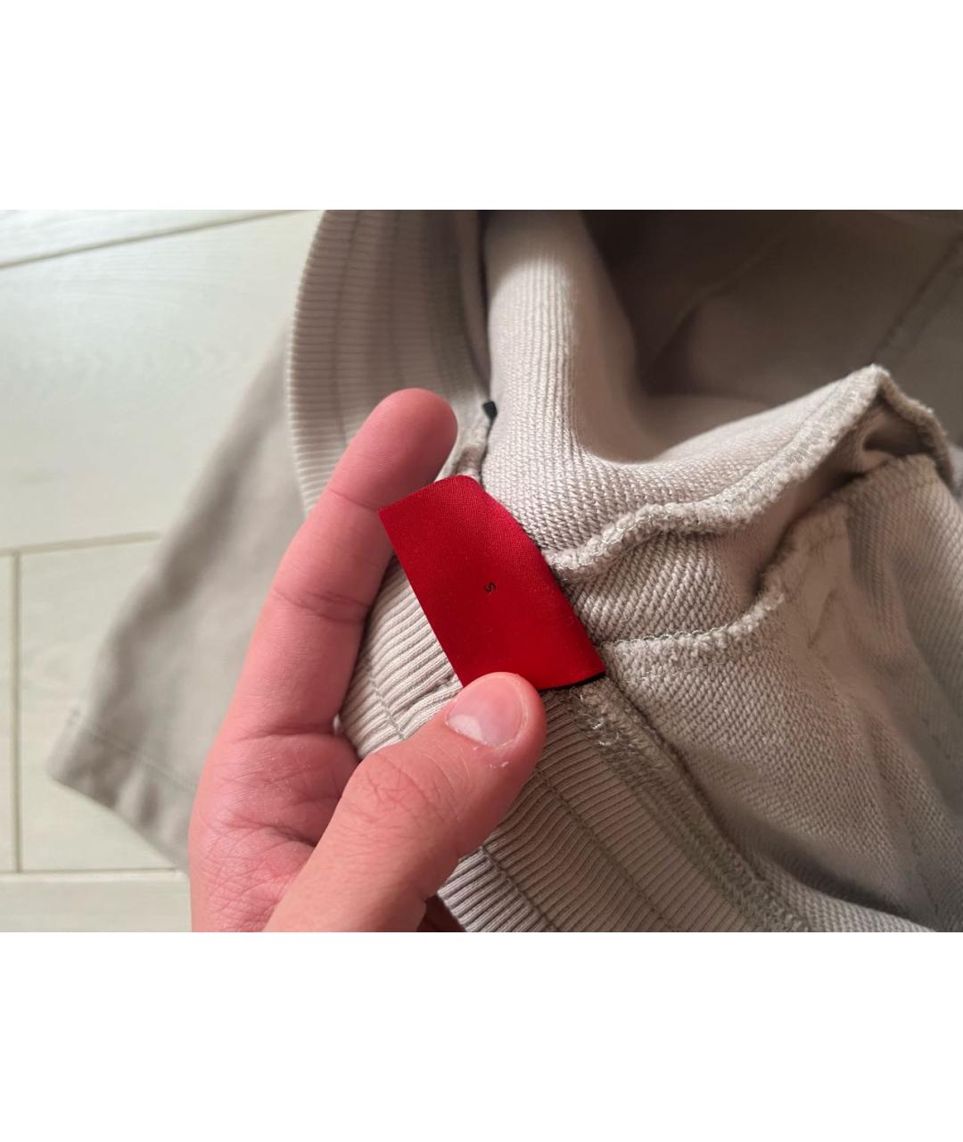 HUGO Бежевые хлопковые шорты, фото 5