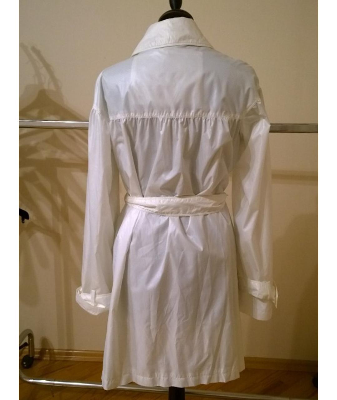 ICEBERG Белый полиэстеровый тренч/плащ, фото 2