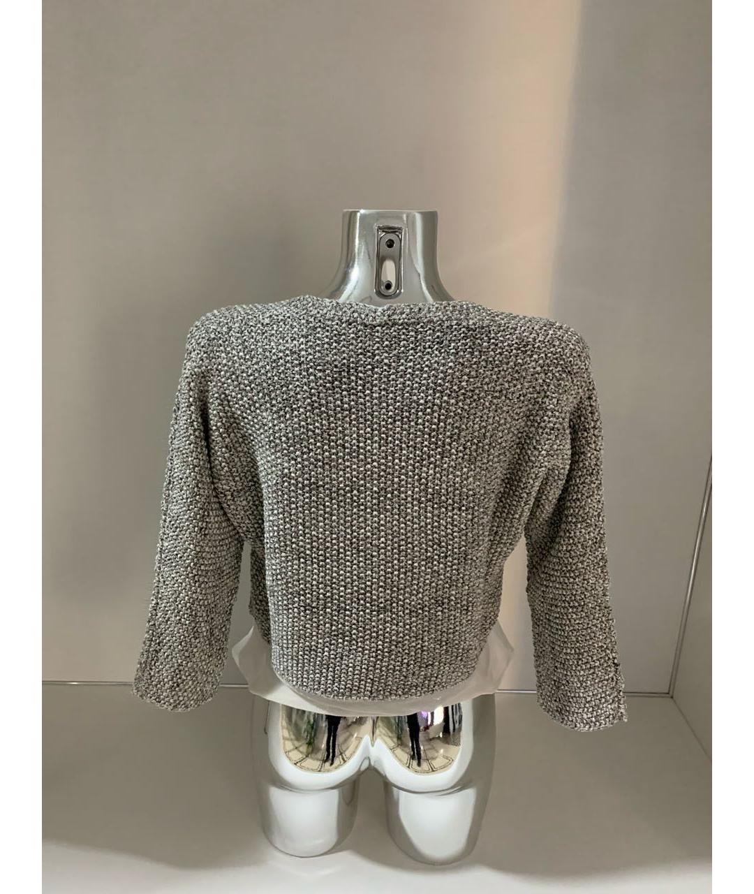 FABIANA FILIPPI Серый вискозный джемпер / свитер, фото 2