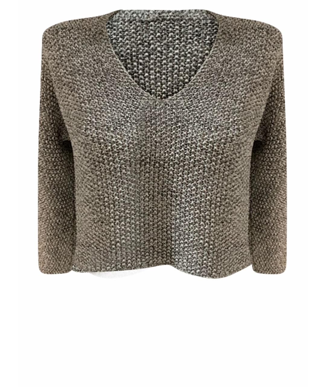 FABIANA FILIPPI Серый вискозный джемпер / свитер, фото 1