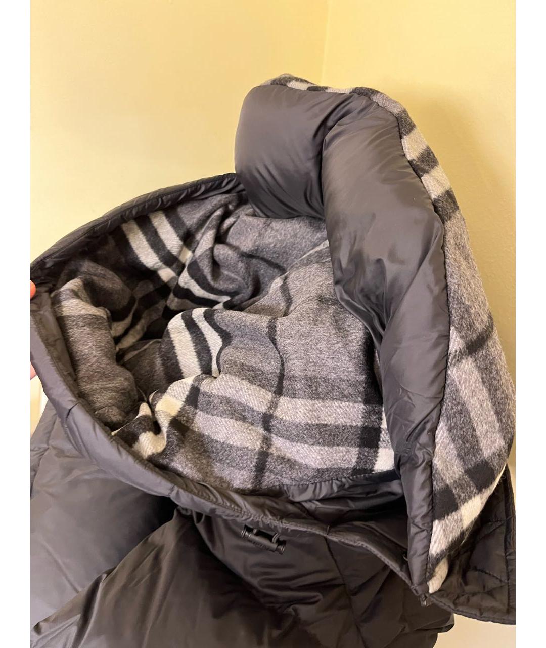 BURBERRY Черный пуховик, фото 4