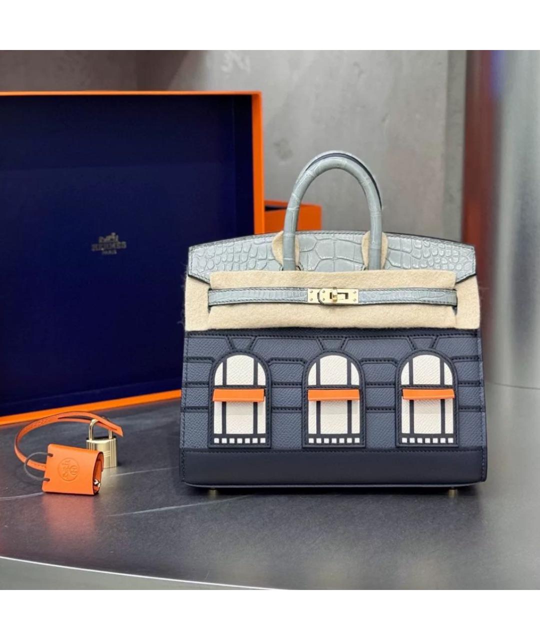 HERMES Мульти кожаная сумка тоут, фото 6