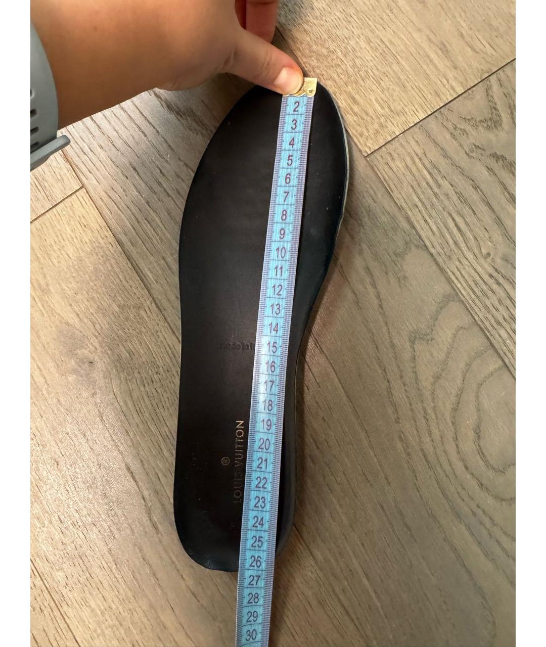 LOUIS VUITTON Черные текстильные ботинки, фото 6