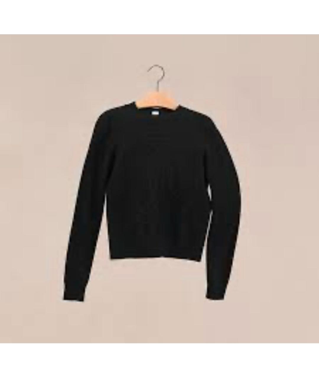 HERMES Черный кашемировый джемпер / свитер, фото 2