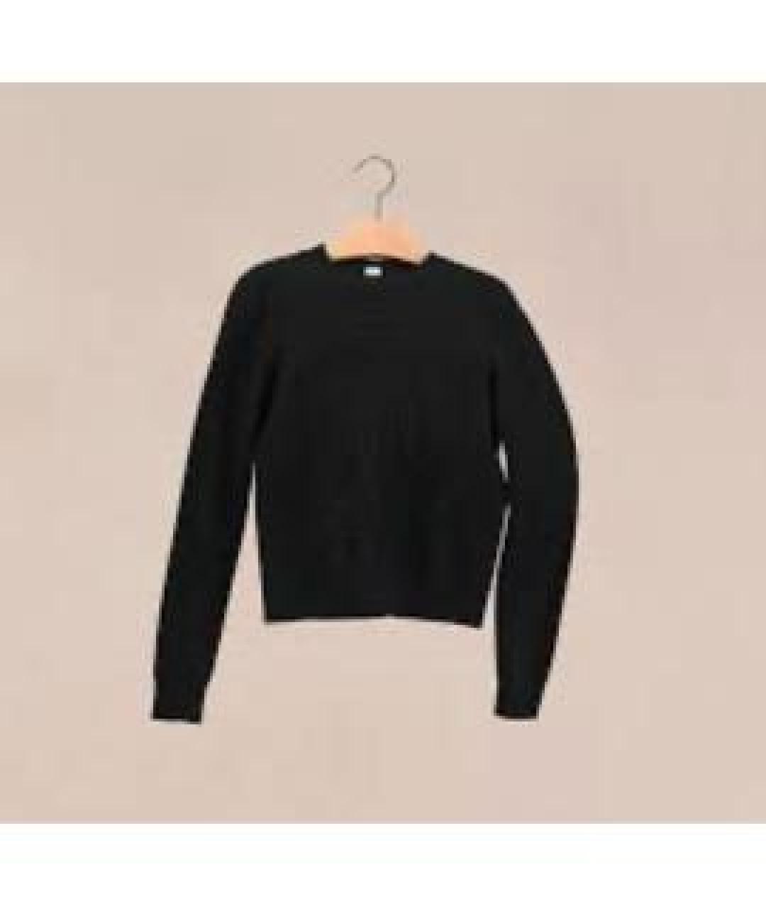 HERMES Черный кашемировый джемпер / свитер, фото 10