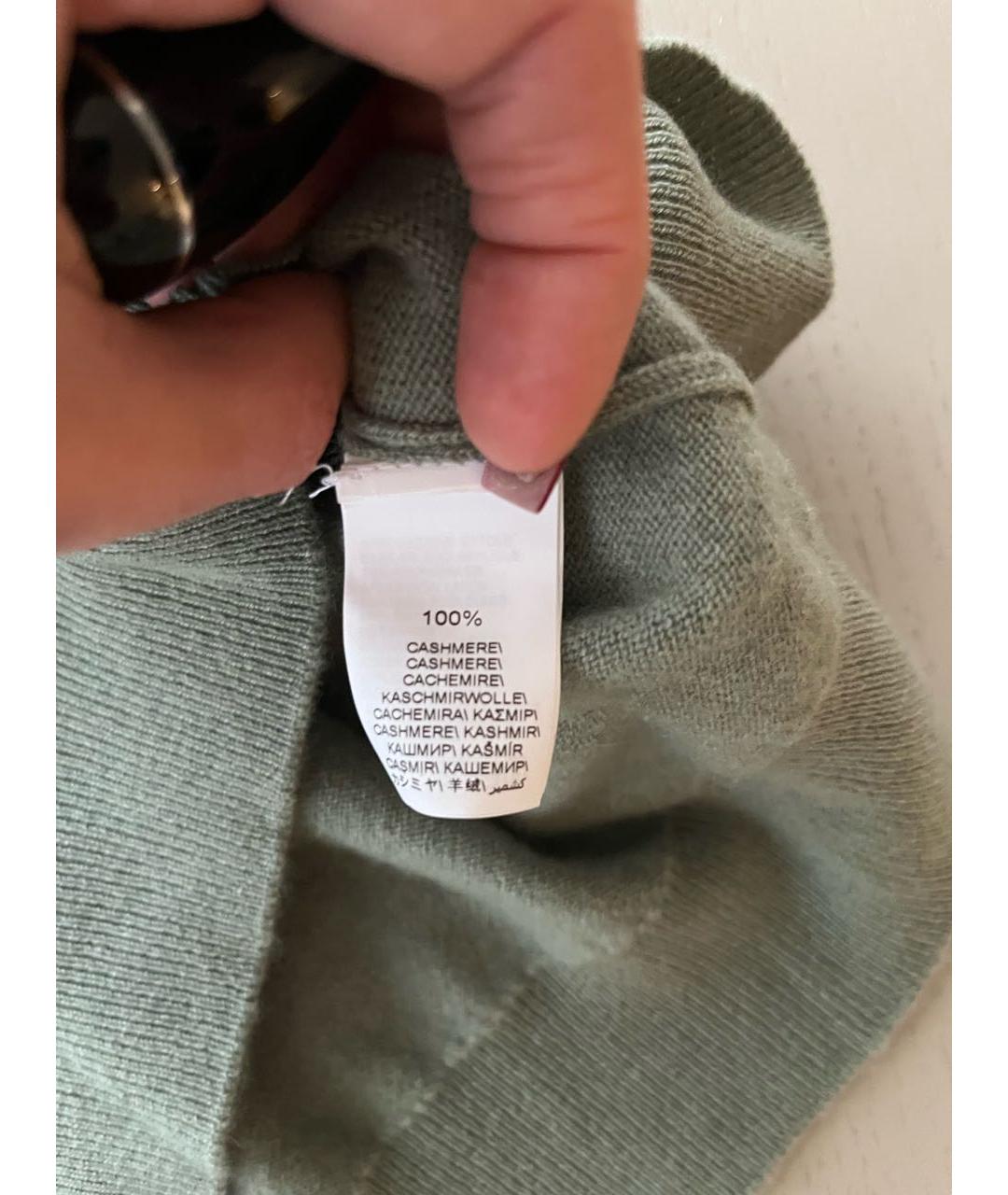 BRUNELLO CUCINELLI Хаки кашемировая жилетка, фото 4