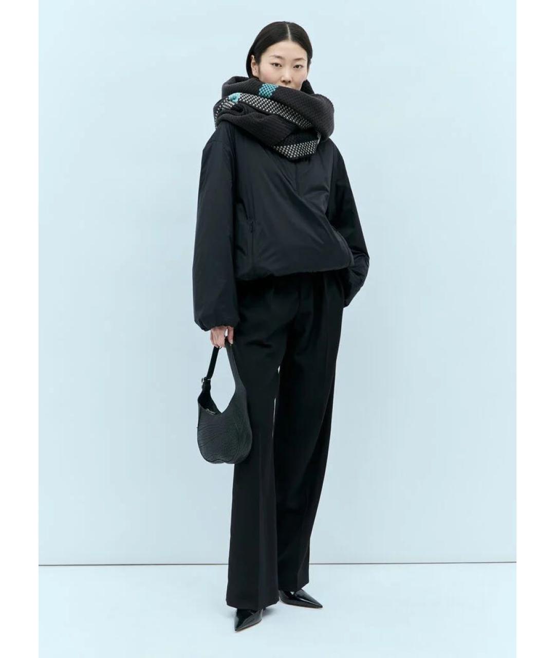 BURBERRY Черная кожаная сумка через плечо, фото 6