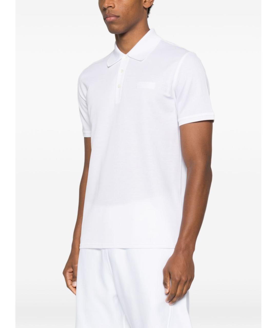 GIVENCHY Белое хлопковое поло с коротким рукавом, фото 2